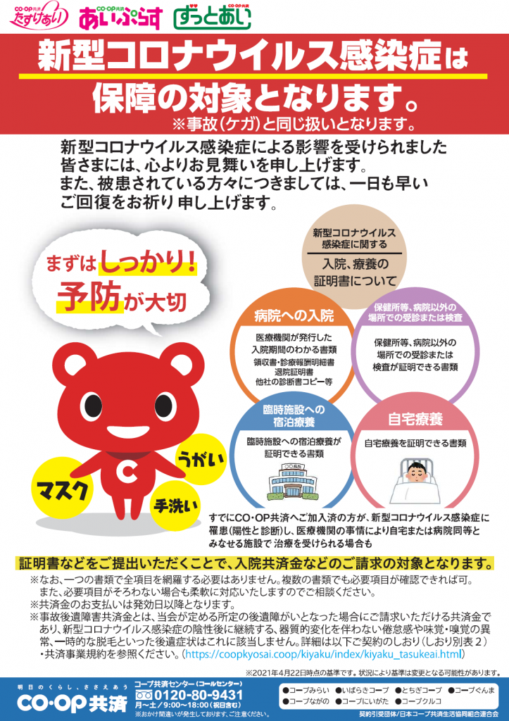 医療 保険 コロナ 給付 金
